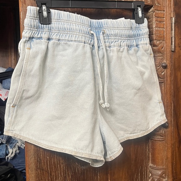 IRO Paris Ouaga Drawstring Short in Bleached Blue 36 US Size 4 - Picture 7 of 11